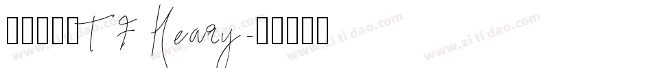 斤源石黑體TF Heary字体转换